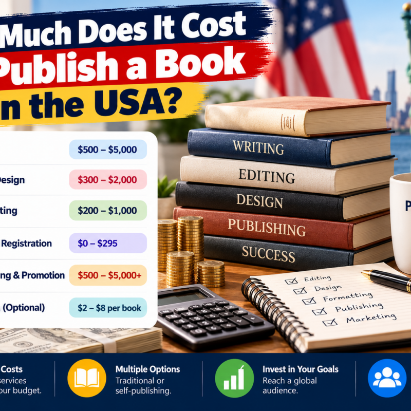 Cost to Publish Book in USA