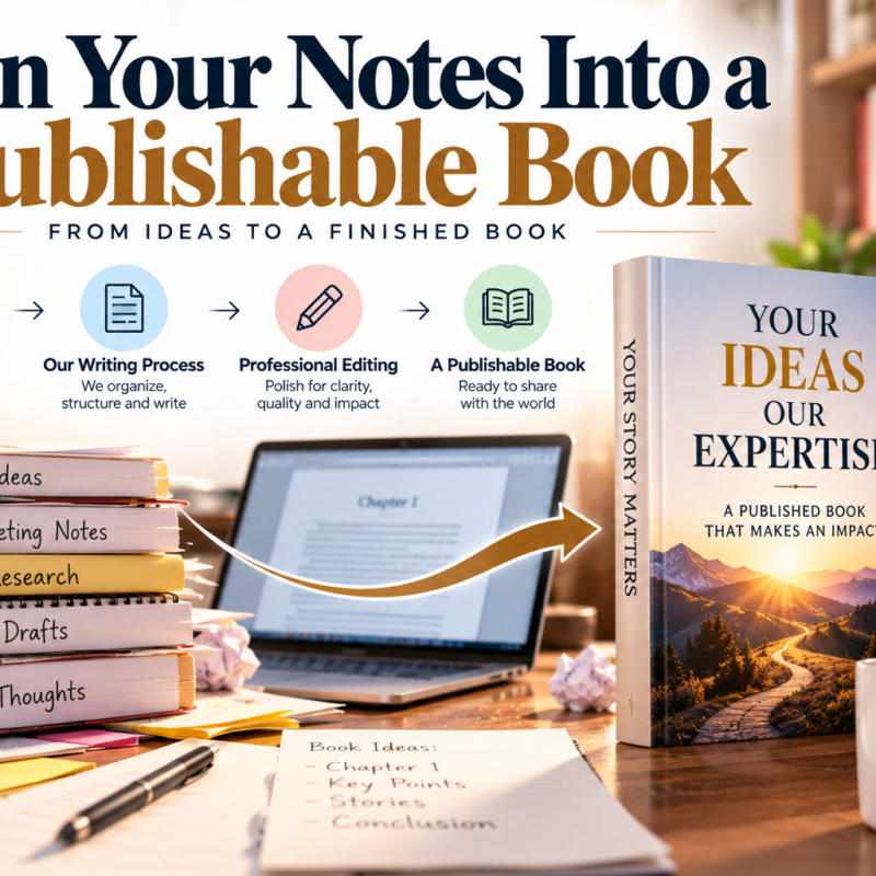 Turn Your Notes Into a Publishable Book