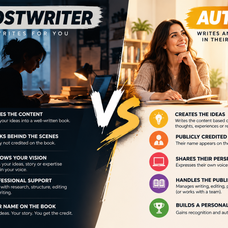 Ghostwriter vs Author
