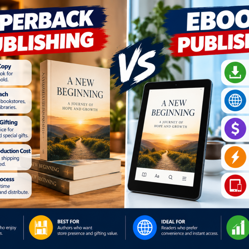 Paperback vs eBook Publishing